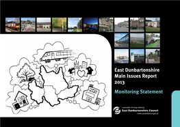 Monitoring Statement East Dunbartonshire Main Issues Report