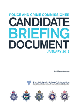 Regional Policing Units Briefing Pack