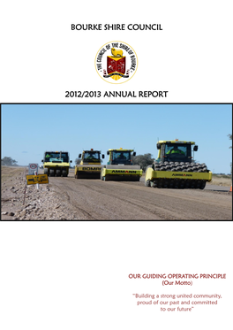 Bourke Shire Council 2012/2013 Annual Report