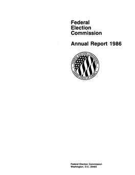 FEC Annual Report 1986