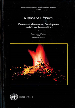 A Peace of Timbuktu: Democratic Governance, Development And