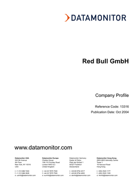 Red Bull Gmbh