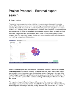 External Expert Search