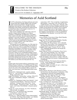 Memories of Auld Scotland