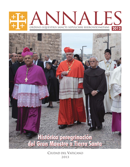 Annales 2012 Santo Padre Benedicto XVI