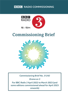 Commissioning Brief