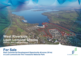 West Riverside, Loch Lomond Shores for Sale