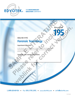 Forensic Toxicology