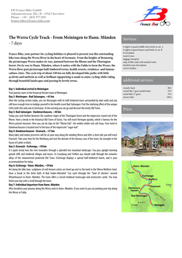 The Werra Cycle Track - from Meiningen to Hann