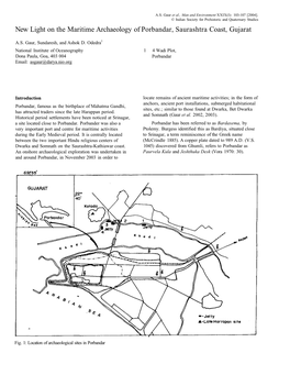 New Light on the Maritime Archaeology of Porbandar, Saurashtra Coast, Gujarat