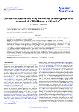 Gravitational Potential and X-Ray Luminosities of Early-Type Galaxies Observed with XMM-Newton and Chandra