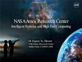 NASA Ames Research Center Intelligent Systems and High End Computing