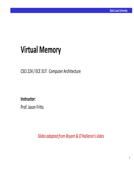 Virtual Memory