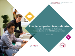 Premier Emploi En Temps De Crise - Octobre 2020 2 Recherche Du 1Er Emploi En Temps De Crise P.4