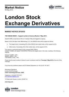 Market Notice