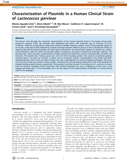 Of Lactococcus Garvieae