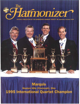 Marquis 1995 International Quartet Champion