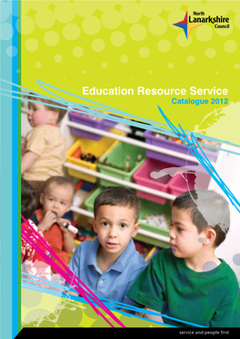 Education Resource Service Catalogue 2012