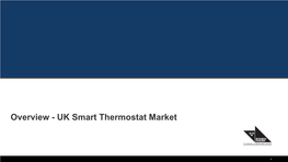 Overview - UK Smart Thermostat Market
