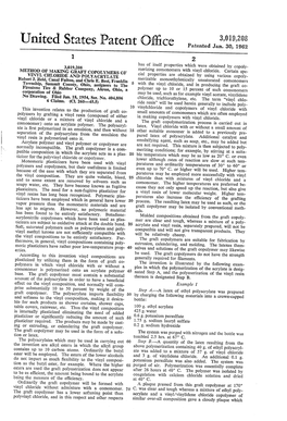 United States Patent Office Patented Jan