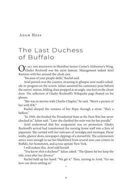 The Last Duchess of Buffalo