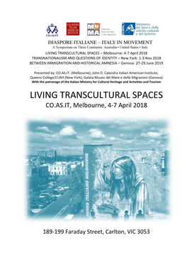 Living Transcultural Spaces