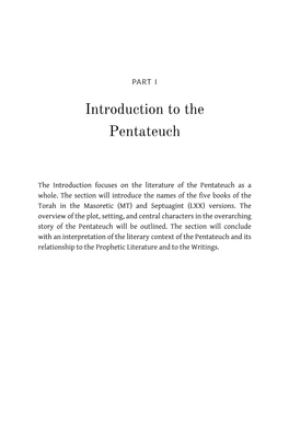 The Pentateuch