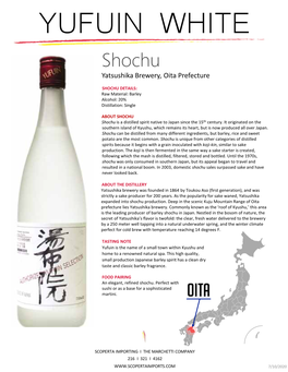 Yufuin Shochu