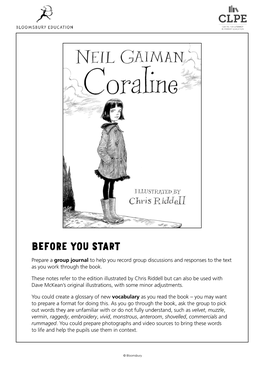 BEFORE YOU START Prepare a Group Journal to Help You Record Group Discussions and Responses to the Text As You Work Through the Book