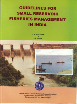 Guidelines for Small Reservoir Fisheries Management in India
