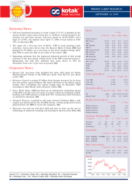 Economy News Corporate News