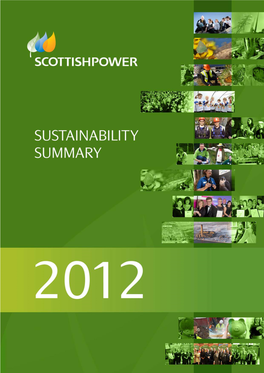 Sustainability Summary 2012