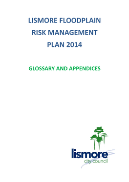 Lismore Floodplain Risk Management Plan Appendices