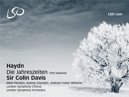 Haydn: Die Jahreszeiten (The Seasons)