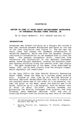 Chapter 256 Review of Some 30 Years Beach Replenishment