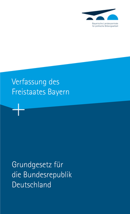 Grundgesetz Für Die Bundesrepublik Deutschland Verfassung Des