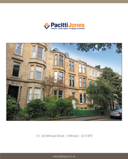 1/1, 30 Hillhead Street | Hillhead | G12 8PZ