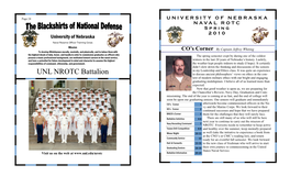 UNL NROTC Battalion to Discuss Ancient Philosophers’ Views on Ethics in the Con- Text of Modern Military Ethics with Our Bright and Engaging Graduating Midshipmen