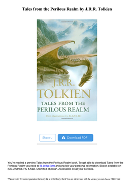 Tales from the Perilous Realm by J.R.R. Tolkien