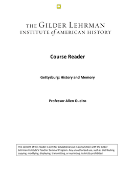 Course Reader