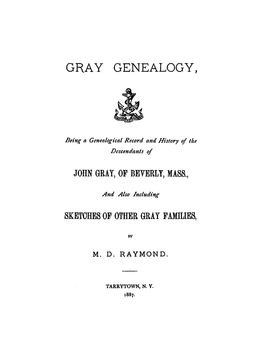 Gray Genealogy