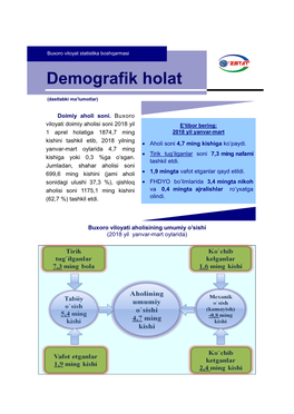Demografik Holat