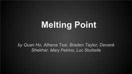 Melting Point