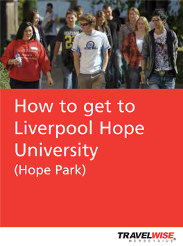 How to Get to Liverpool Hope University