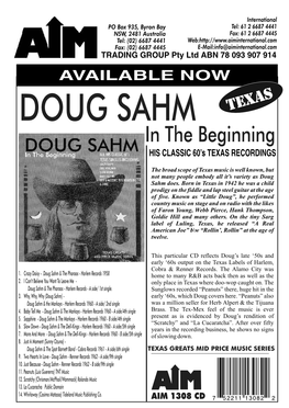 1308 DOUG SAHM.Cdr