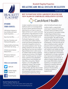 Healthcare Real Estate Bulletin