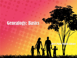 Basic Genealogy