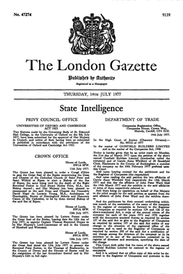 The London Gazette