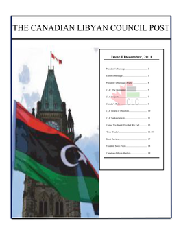 The Canadian Libyan Council Post