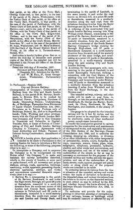 The London Gazette, November 23, 1897. 6831